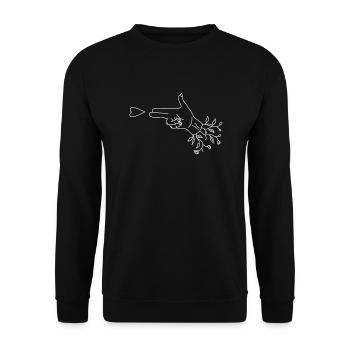 Dear shot - Unisex Sweatshirt - black - Front - Alina (178cm) & Michal (187cm)