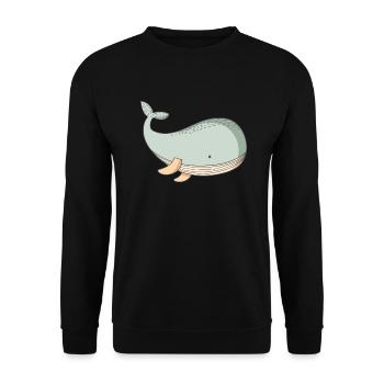 Wal Walmotiv - Sweat-shirt Unisexe - noir - Devant - Alina (178cm) & Michal (187cm)