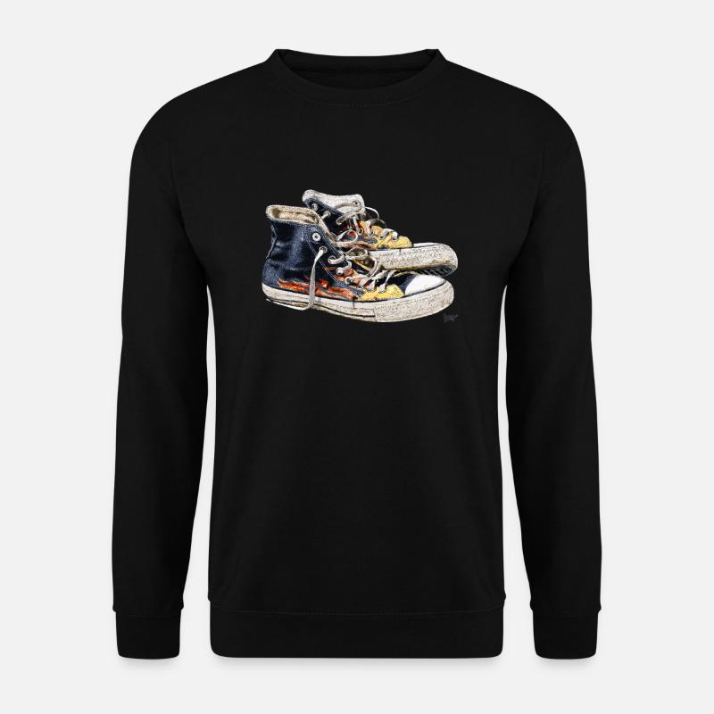 Bronko55 No.47 – Baskets - Sweat-shirt Unisexe - noir