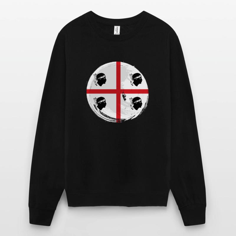 Drapeau de la Sardaigne Drapeau sarde Drapeau de la Sardaigne Sweat-shirt Unisexe