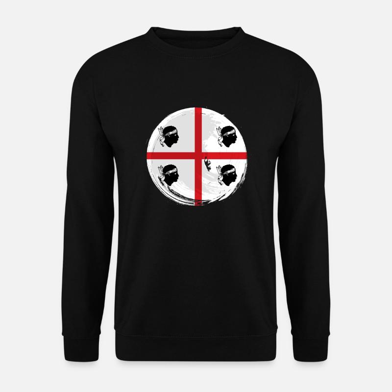 Drapeau de la Sardaigne Drapeau sarde Drapeau de la Sardaigne - Sweat-shirt Unisexe - noir