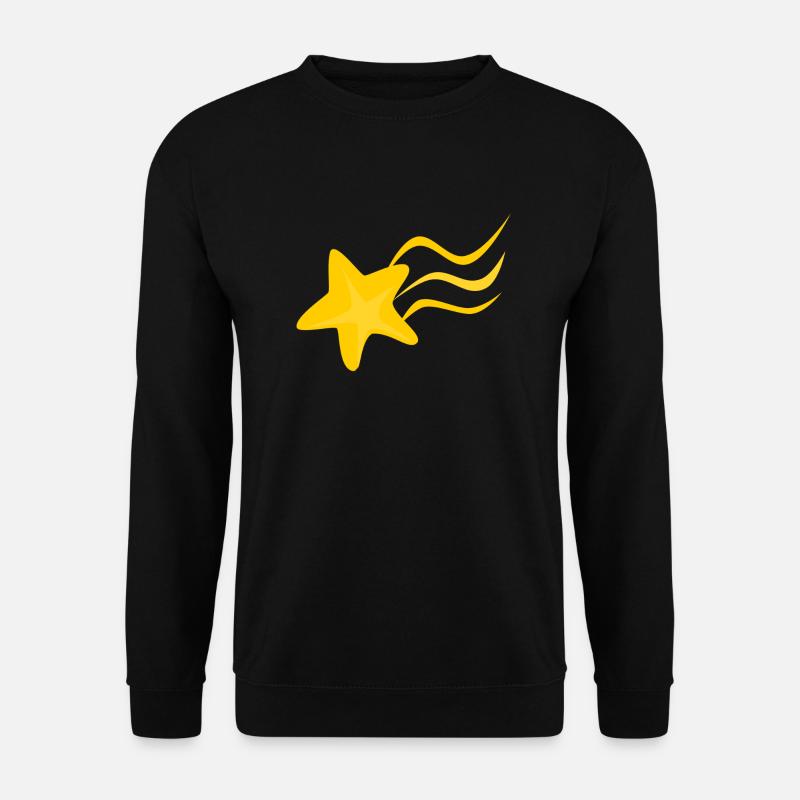 shooting star - Unisex Sweatshirt - black