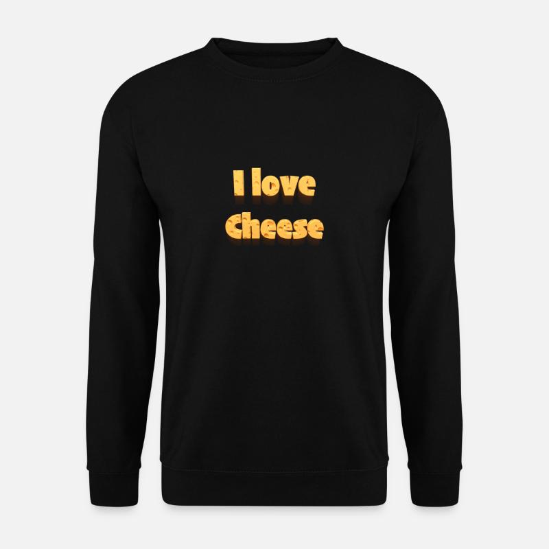 J'adore le fromage - Sweat-shirt Unisexe - noir