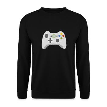 Random 002 controller - Unisex Sweatshirt - black - Front - Alina (178cm) & Michal (187cm)