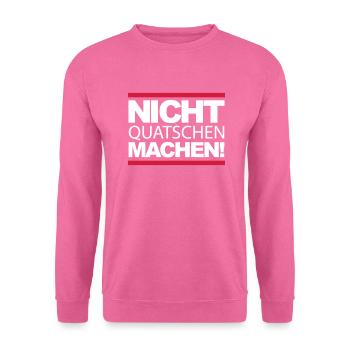 Ne parlez pas de cadeau de chemise | motivation - Sweat-shirt Unisexe - rose - Devant