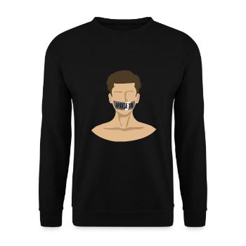 Article 13 law freedom of expression censorship gift - Unisex Sweatshirt - black - Front - Alina (178cm) & Michal (187cm)
