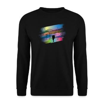 Randonneurs - Sweat-shirt Unisexe - noir - Devant - Alina (178cm) & Michal (187cm)