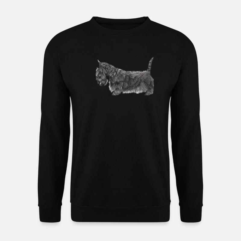 Scottish Terrier UB - Unisex Sweatshirt - black