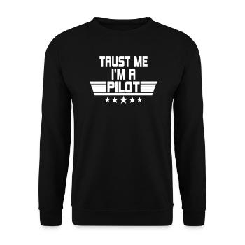 Drone Drone Quadrocopter Modèle de modèle cadeau pilote - Sweat-shirt Unisexe - noir - Devant - Alina (178cm) & Michal (187cm)