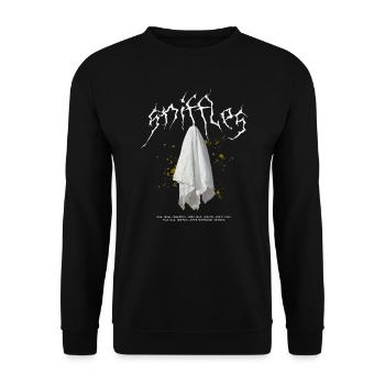 Snuff "Black Metal Style" - Unisex Sweatshirt - black - Front - Alina (178cm) & Michal (187cm)
