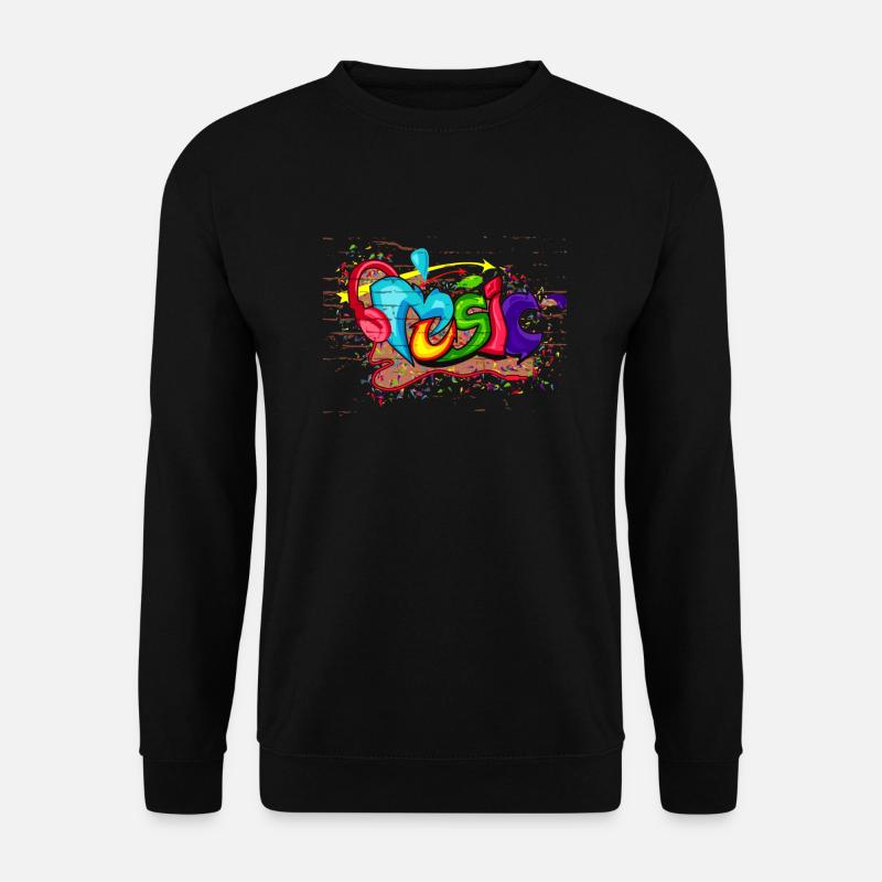 Graffiti Hip Hop Kunst Berlin - Unisex Pullover - Schwarz