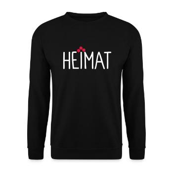Heimat - Unisex Pullover - Schwarz - Vorne - Alina (178cm) & Michal (187cm)