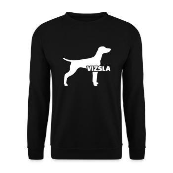Vizsla - Sweat-shirt Unisexe - noir - Devant - Alina (178cm) & Michal (187cm)
