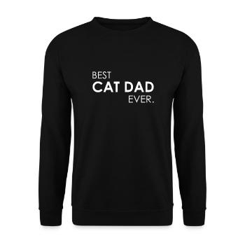 Best Cats Dad, Cat, Cats, Cats Owner - Unisex Sweatshirt - black - Front - Alina (178cm) & Michal (187cm)