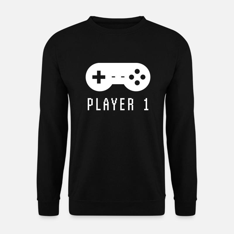 Gamer Player 1 - Unisex Pullover - Schwarz