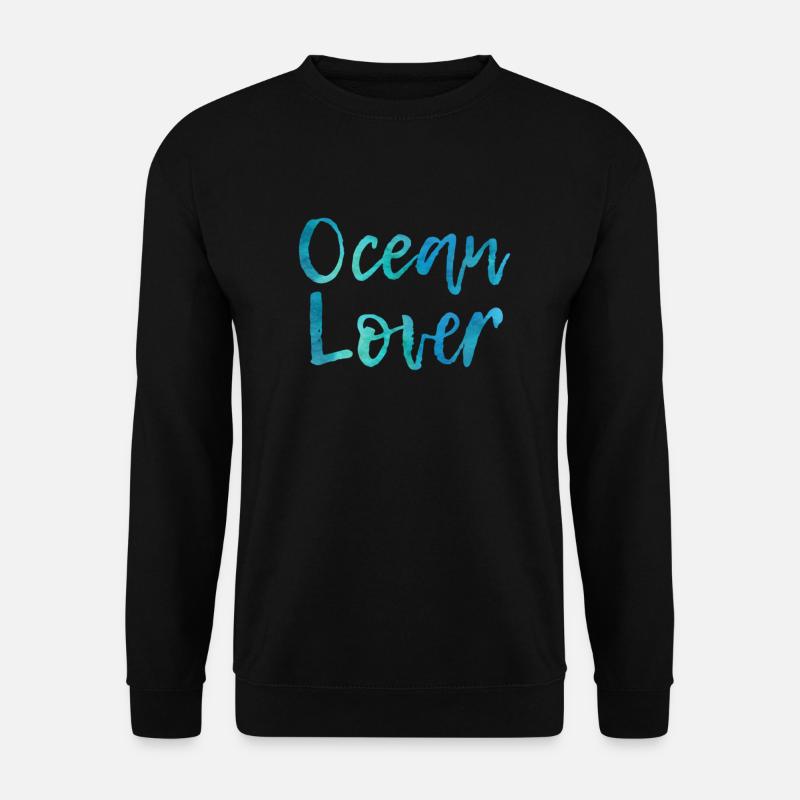 Ocean Lover - Unisex Pullover - Schwarz