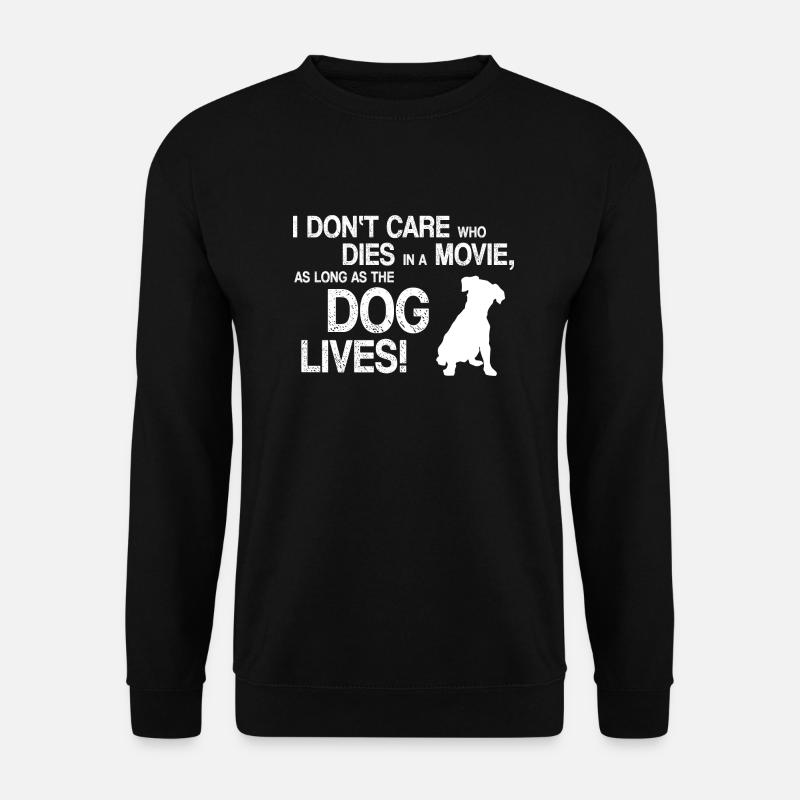 WE LOVE THE MOVIE DOGS - Unisex Pullover - Schwarz