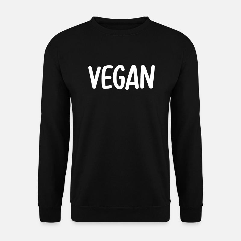 Vegan,Welt Vegan Tag, Geschenkidee - Unisex Pullover - Schwarz