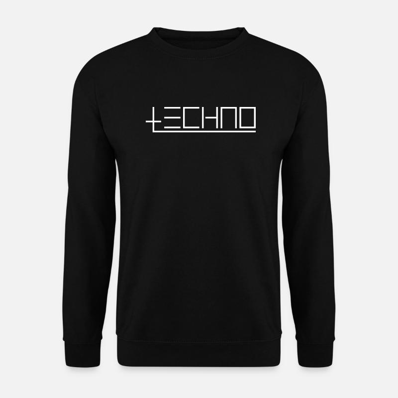 Techno Logo - Unisex Pullover - Schwarz