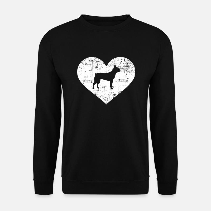 Boston Terrier - Unisex Pullover - Schwarz