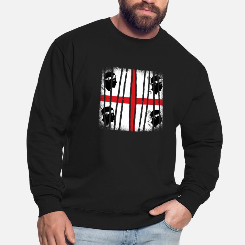 Drapeau de la Sardaigne Drapeau sarde Drapeau de la Sardaigne Sweat-shirt Unisexe
