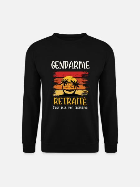 gendarme retraité - Sweat-shirt Unisexe - noir