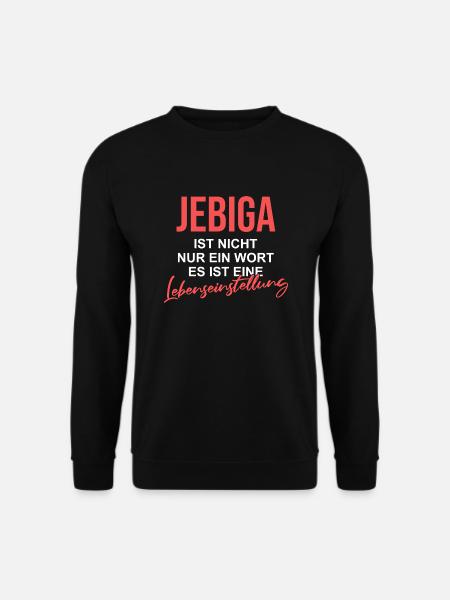 Jebiga ist nicht nur ein Wort Brate Balkan Serbien - Unisex Pullover - Schwarz