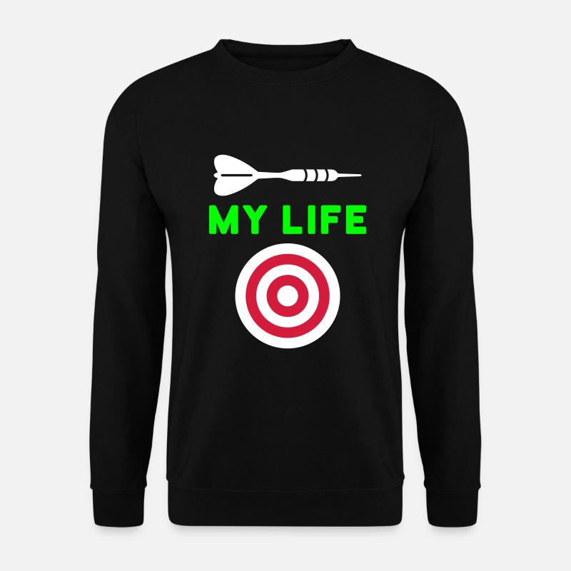 My life (dart, target) - Unisex Sweatshirt - black