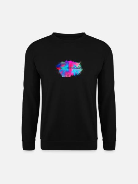 Heart colorful - Unisex Sweatshirt - black