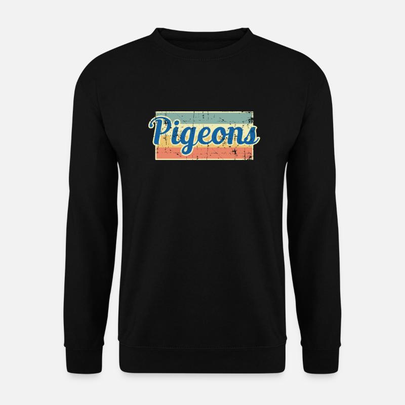 Tauben Taube - Unisex Pullover - Schwarz