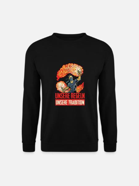 Feuerwerk ist kein Verbrechen Pyro Ultras - Unisex Pullover - Schwarz
