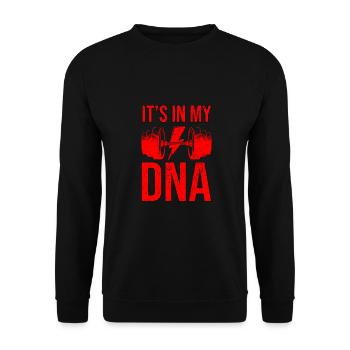 Powerlifting Bodybuilder Fitness Dire Cadeau - Sweat-shirt Unisexe - noir - Devant - Alina (178cm) & Michal (187cm)