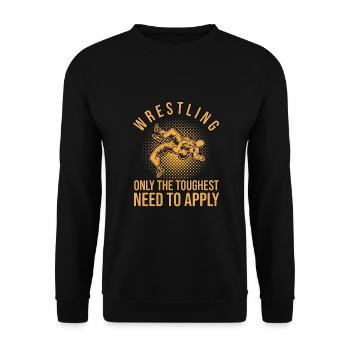 Wrestler Martial Arts Wrestling Wrestler Wrestling - Unisex Sweatshirt - black - Front - Alina (178cm) & Michal (187cm)