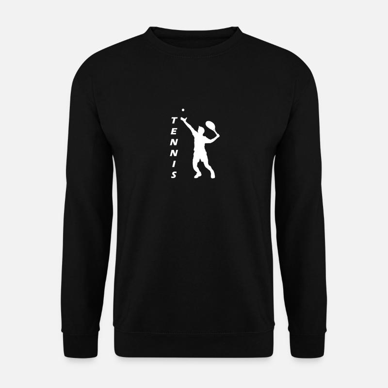 Tennisspieler - Unisex Pullover - Schwarz
