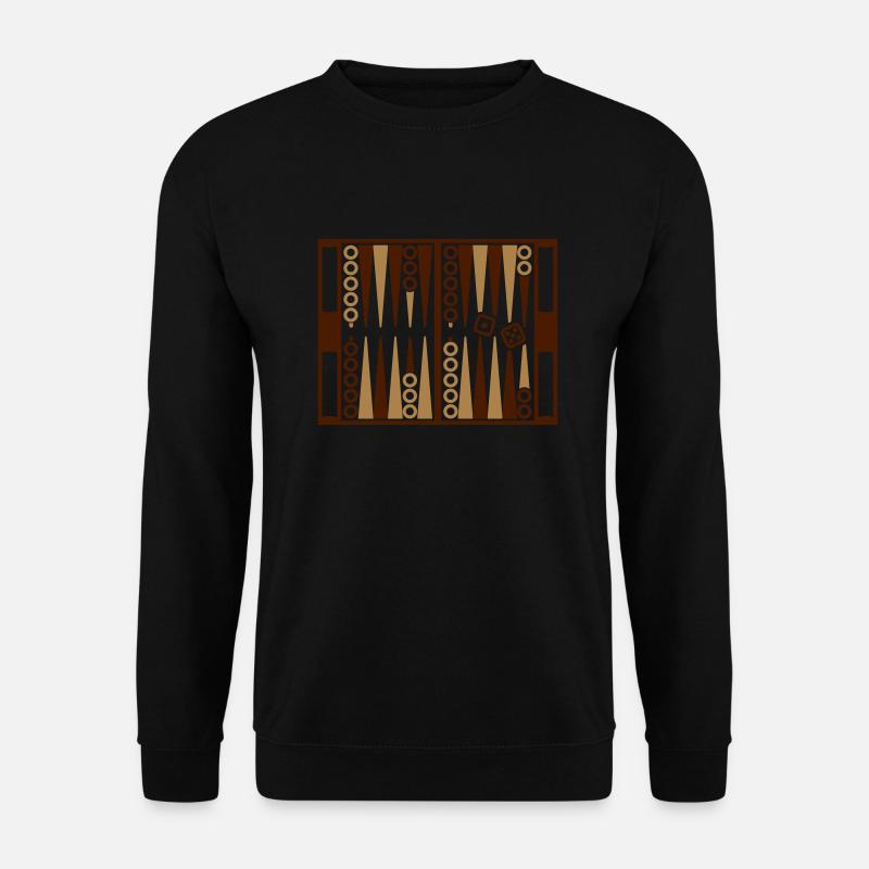 Backgammon - Unisex Pullover - Schwarz