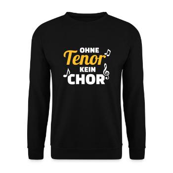 Chor - Unisex Pullover - Schwarz - Vorne - Alina (178cm) & Michal (187cm)