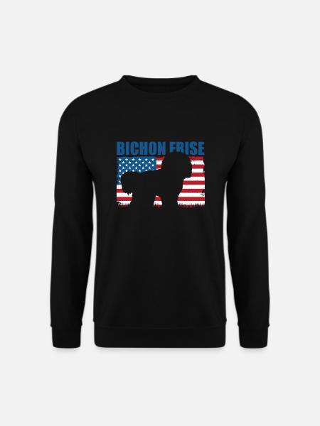 Bichon Frise - Sweat-shirt Unisexe - noir