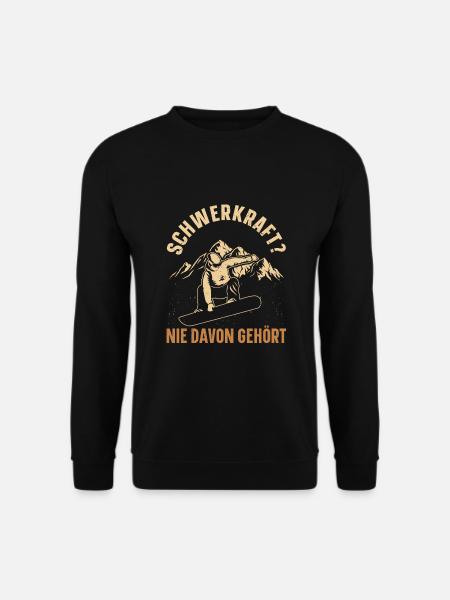 Snowboardlehrer Snowboardfahren Skipiste Winter - Unisex Pullover - Schwarz