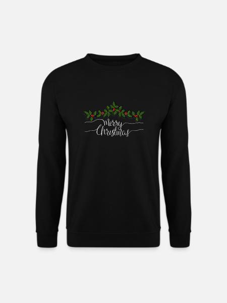 Frohe Weihnachten Weihnachtsgeschenk - Unisex Pullover - Schwarz