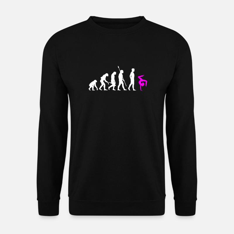 Bodenturnen Gymnastik Turnen Evolution - Unisex Pullover - Schwarz