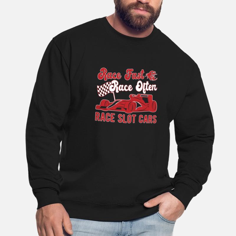 Course, course rapide, course souvent de voitures de course Sweat-shirt Unisexe