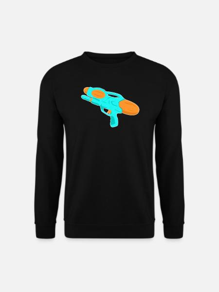 Wasserpistole - Unisex Pullover - Schwarz