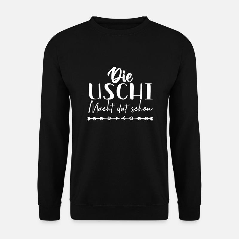 uschi - Unisex Pullover - Schwarz