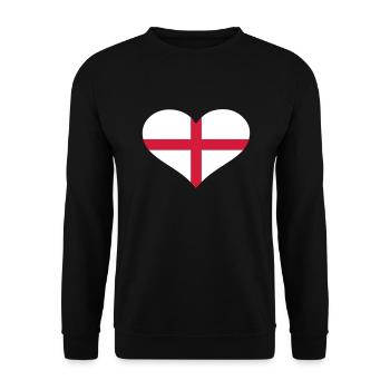 England - Unisex Pullover - Schwarz - Vorne - Alina (178cm) & Michal (187cm)