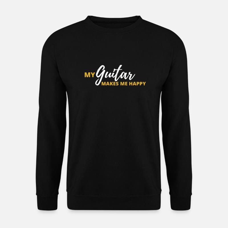 Gitarre - Unisex Pullover - Schwarz