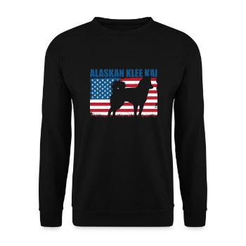 Quai de trèfle de l’Alaska - Sweat-shirt Unisexe - noir - Devant - Alina (178cm) & Michal (187cm)