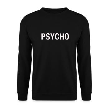 Psycho - Unisex Pullover - Schwarz - Vorne - Alina (178cm) & Michal (187cm)