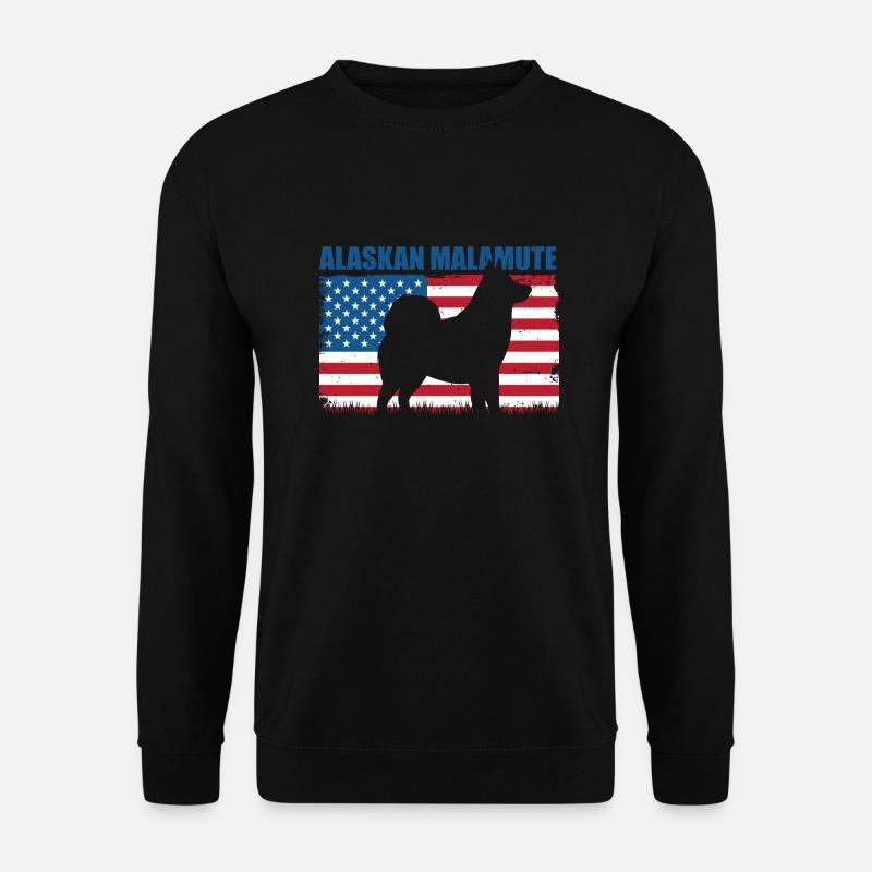Alaskan Malamute Dog - Unisex Sweatshirt - black