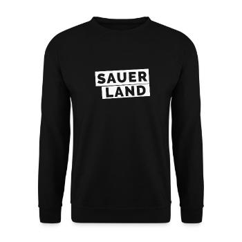 Sauerland - Unisex Sweatshirt - black - Front - Alina (178cm) & Michal (187cm)