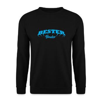 Best brother - Unisex Sweatshirt - black - Front - Alina (178cm) & Michal (187cm)